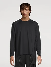 Extended Panel Long-Sleeve T-Shirt