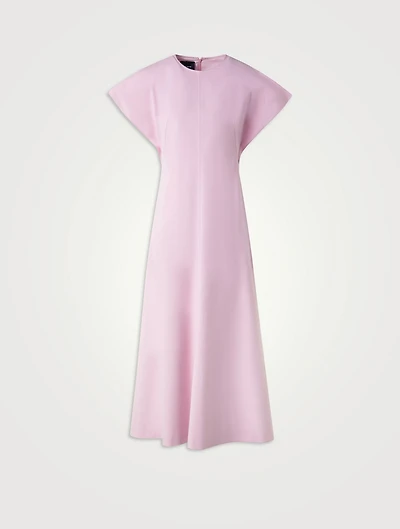 Stretch Denim Midi Dress