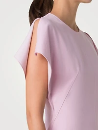 Stretch Denim Midi Dress