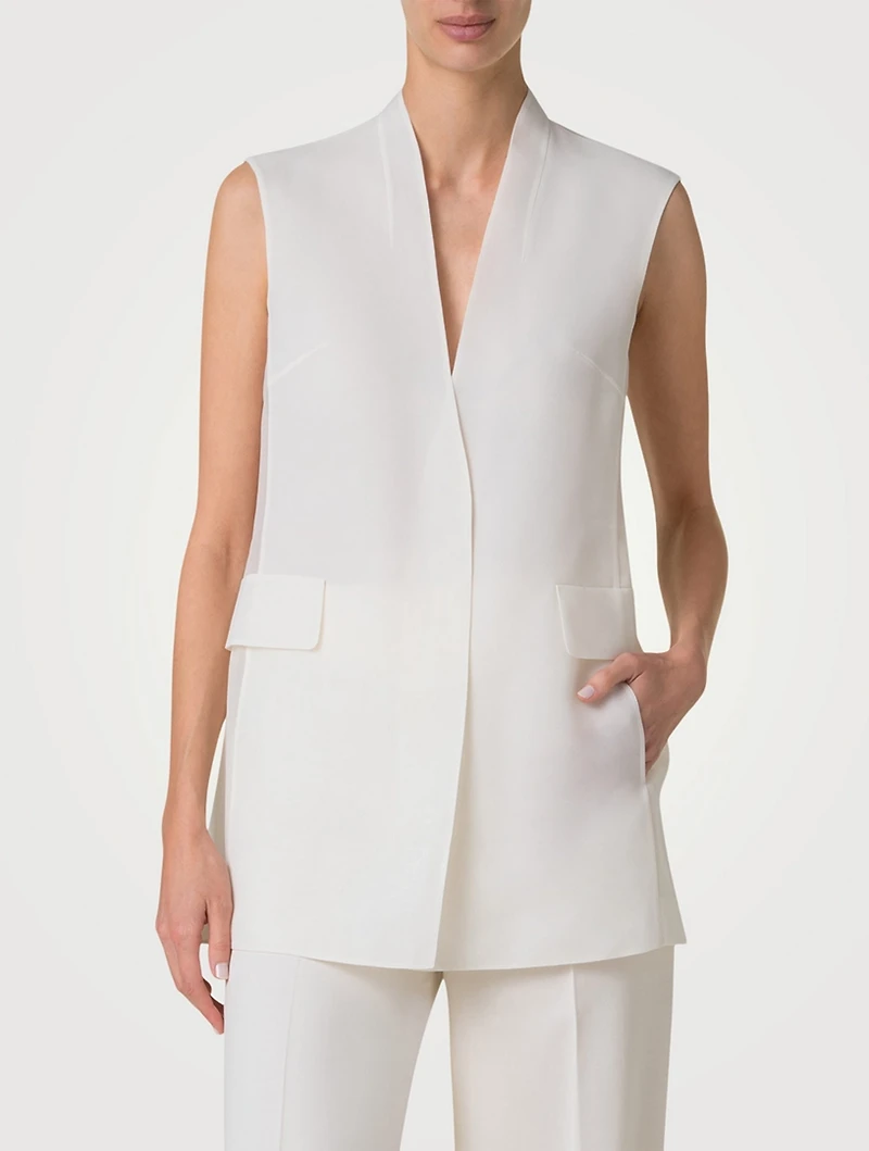 Artina Silk Organza Vest