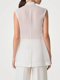Artina Silk Organza Vest