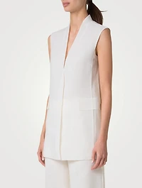 Artina Silk Organza Vest