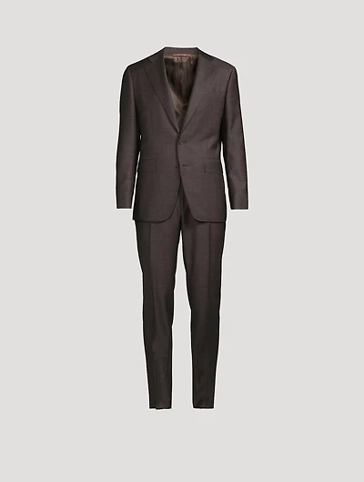 Two-Piece Sharkskin Suit