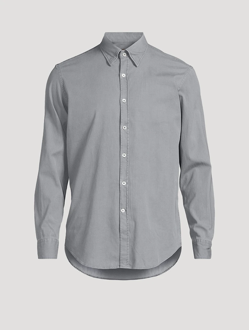 Stretch Cotton Sport Shirt