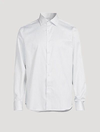 Dress Shirt Striped Print