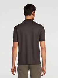 Wool Fleece Polo Shirt