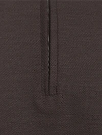 Wool Fleece Polo Shirt