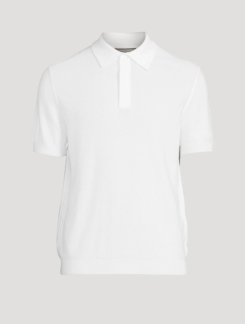 Textured Polo Shirt