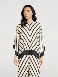 Cicie Blouse Stripe Print