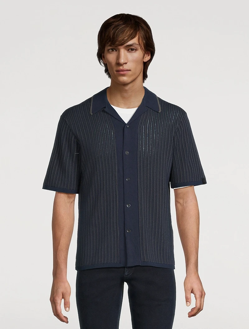 Harvey Knit Camp Shirt
