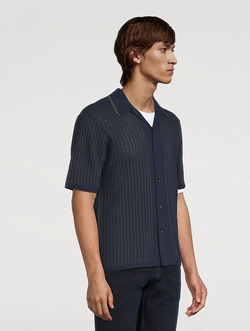 Harvey Knit Camp Shirt