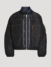 sacai x Levi's® Nylon And Denim Jacket