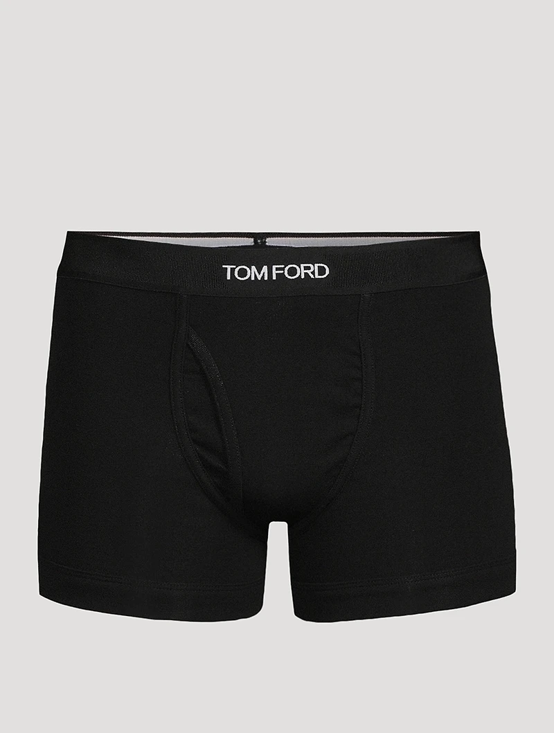 Stretch Cotton Boxer Briefs
