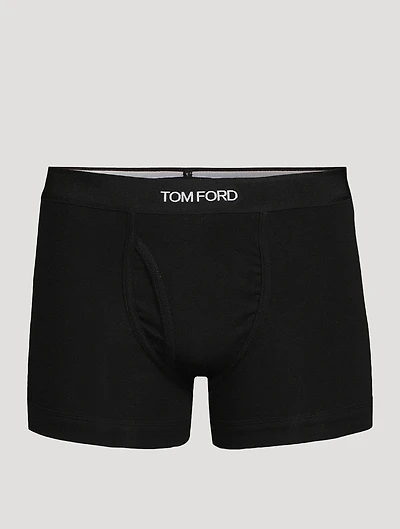 Stretch Cotton Boxer Briefs