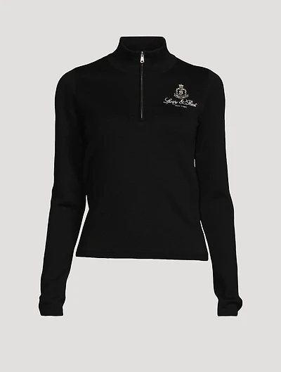 Vendome Knit Quarter-Zip Pullover