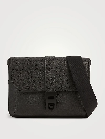 Gancini Leather Belt Bag