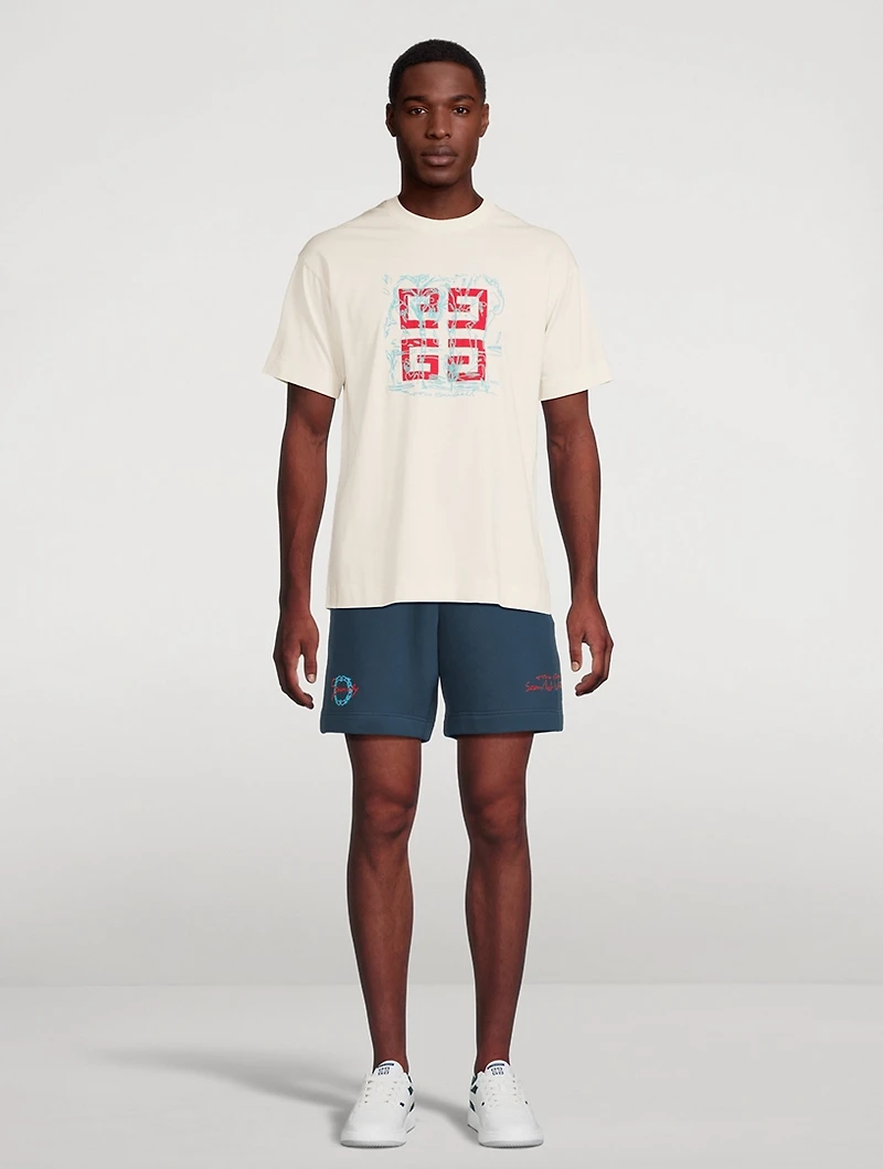 Embroidered Logo Sweatshorts
