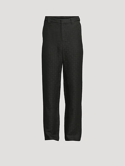 Monogram Jacquard Trousers
