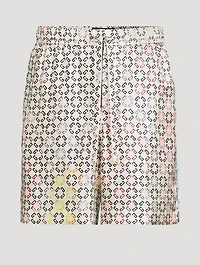 Monogram Silk Shorts