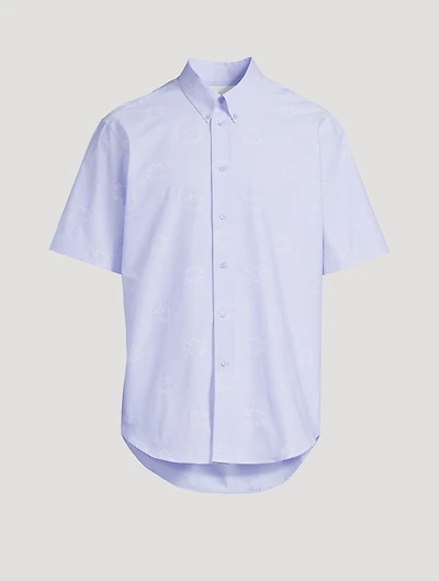 Monogram 72 Jacquard Short-Sleeve Shirt