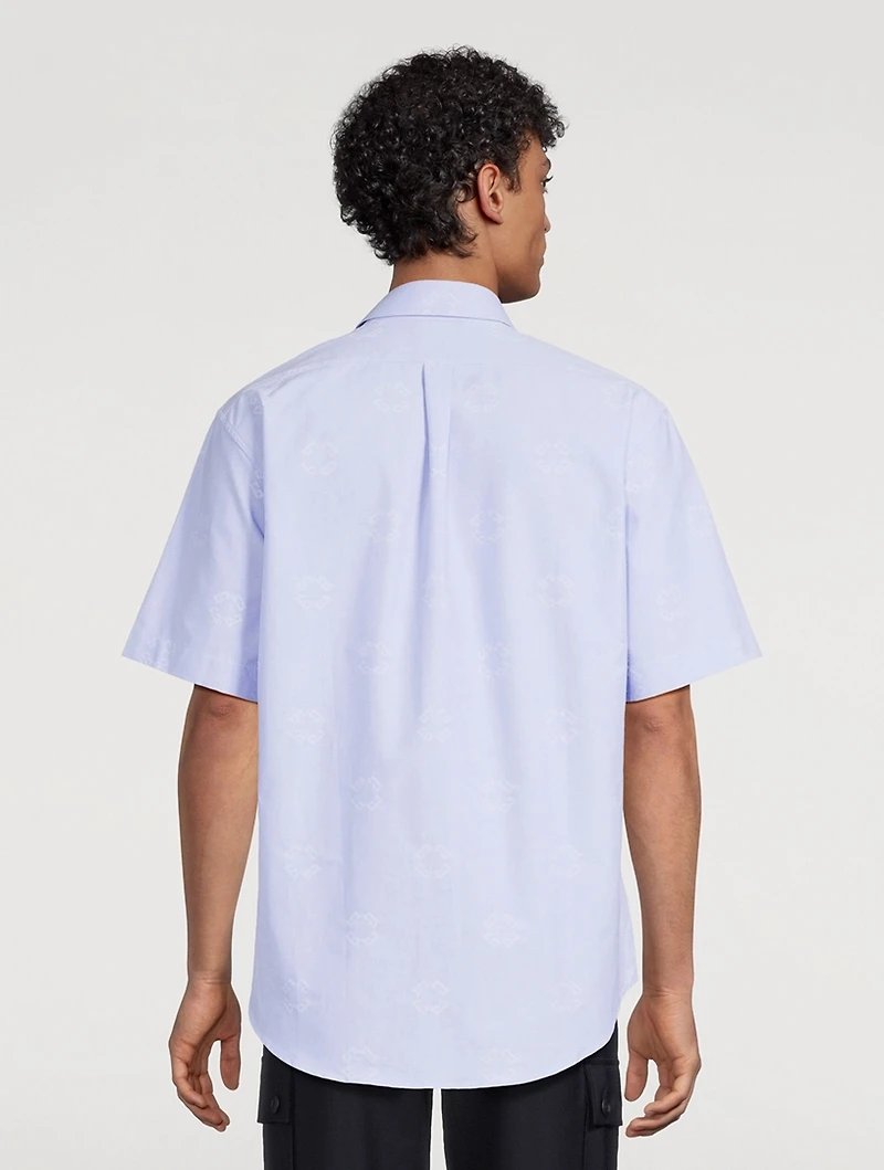 Monogram 72 Jacquard Short-Sleeve Shirt