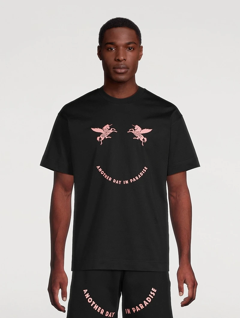 Embroidered Unicorns T-Shirt