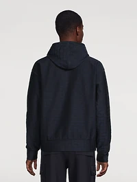 Monogram Jacquard Zip Hoodie