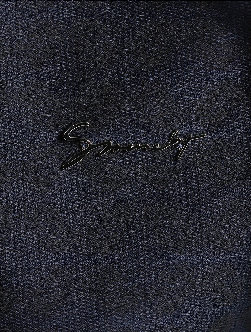 Monogram Jacquard Zip Hoodie
