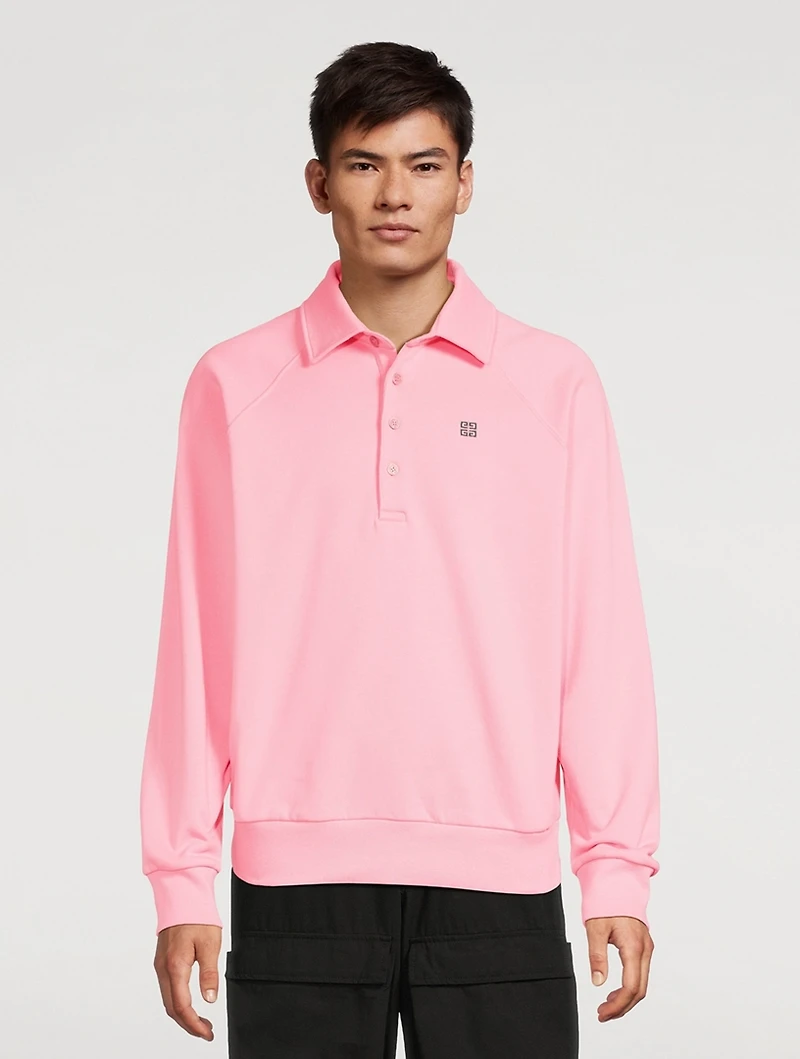 Embroidered 4G Polo Sweatshirt