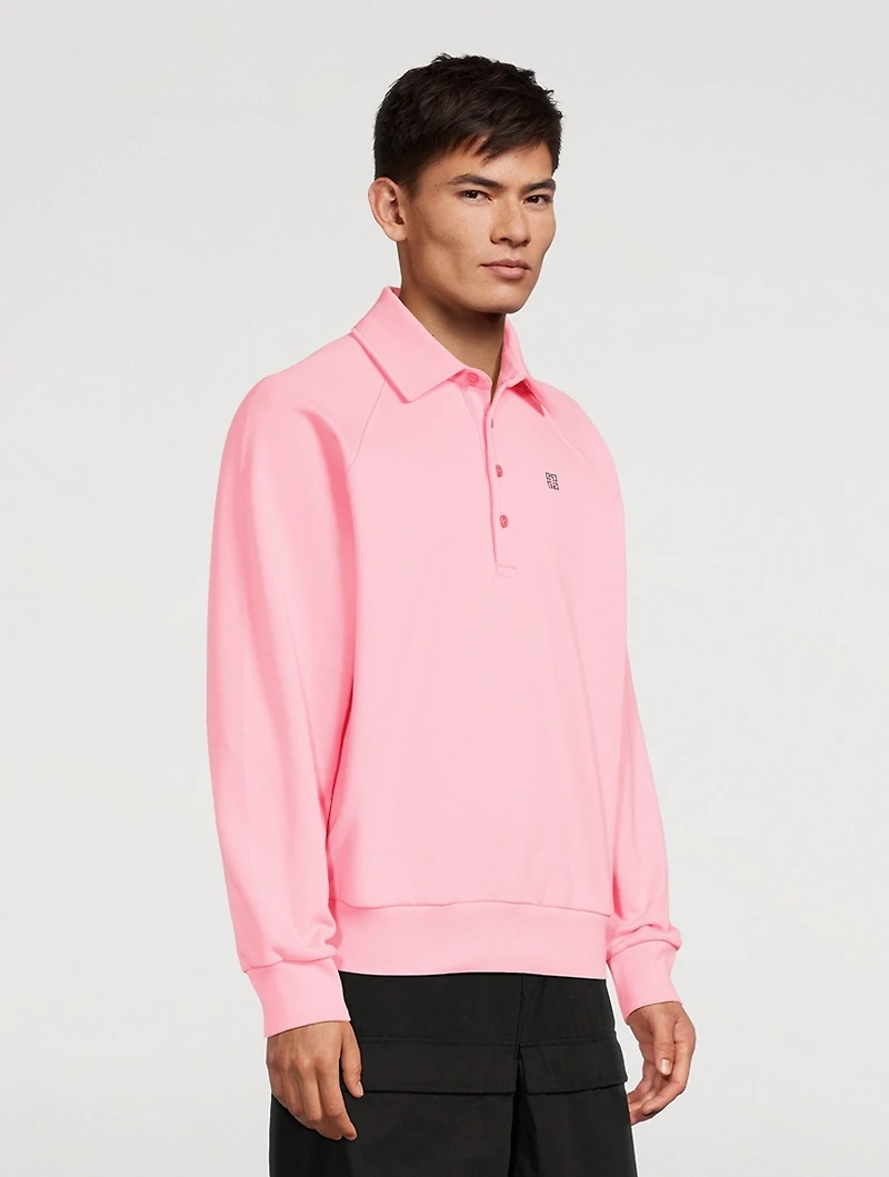 Embroidered 4G Polo Sweatshirt