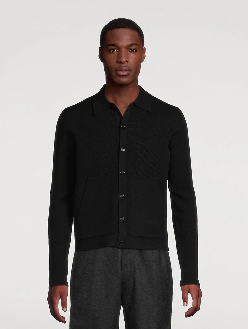 Round-Neck Cardigan