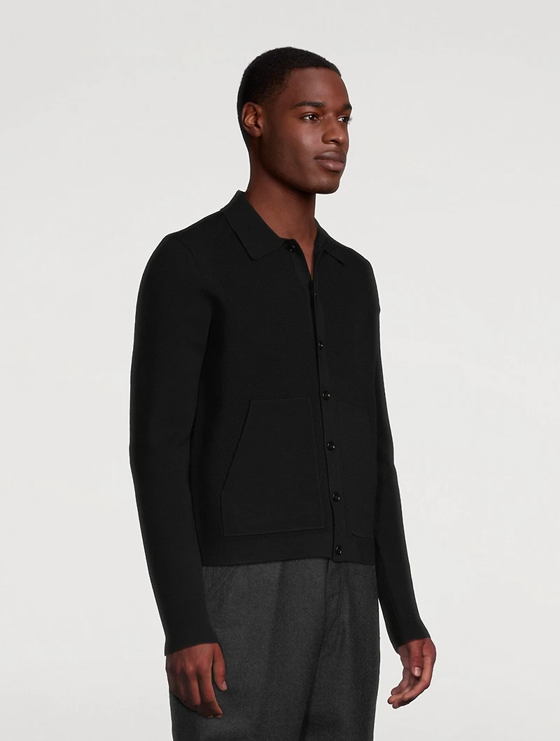 Round-Neck Cardigan