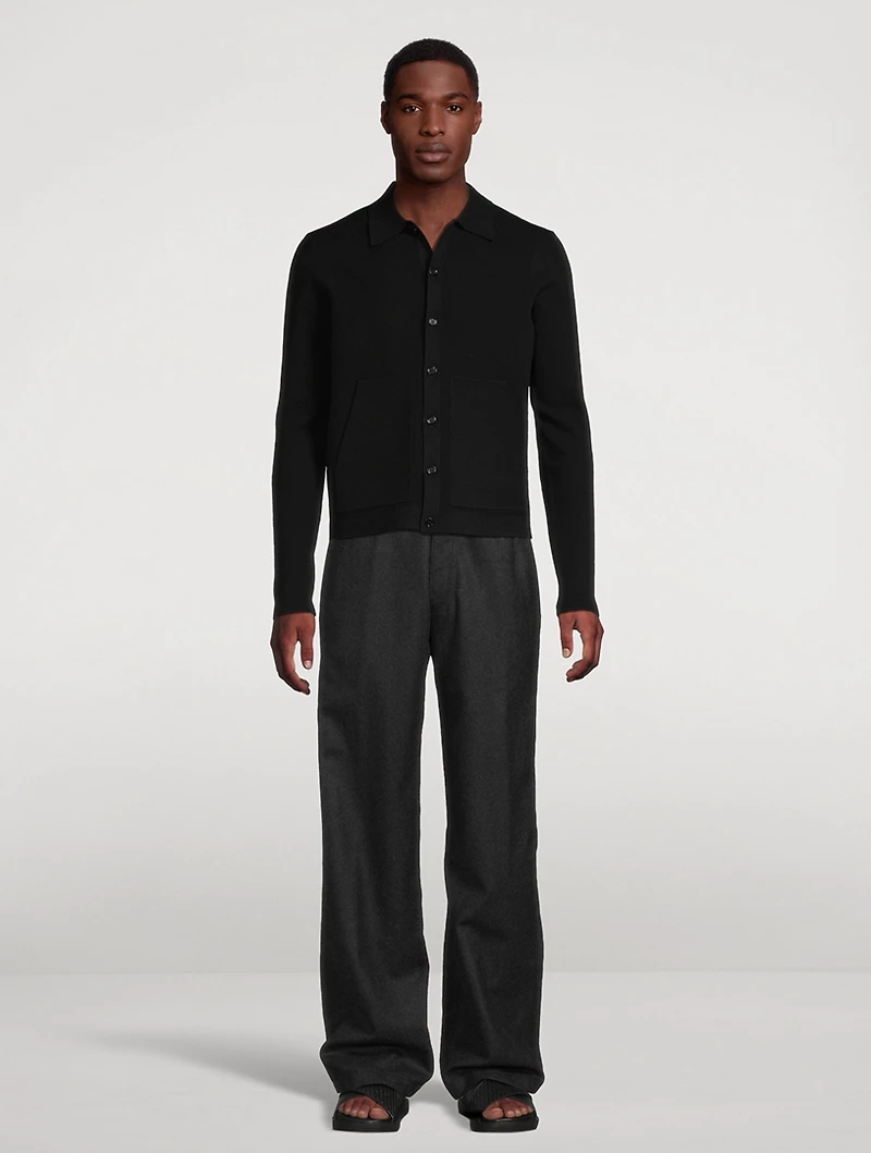 Round-Neck Cardigan