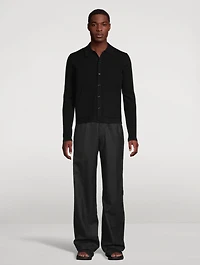 Round-Neck Cardigan