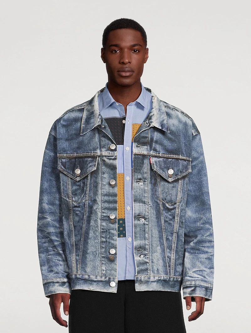 Cotton Twill Inkjet-Printed Jacket