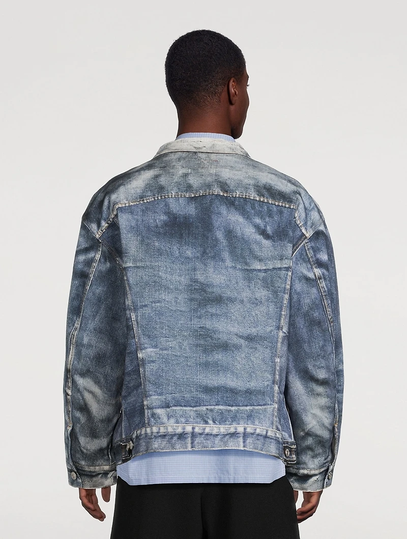 Cotton Twill Inkjet-Printed Jacket