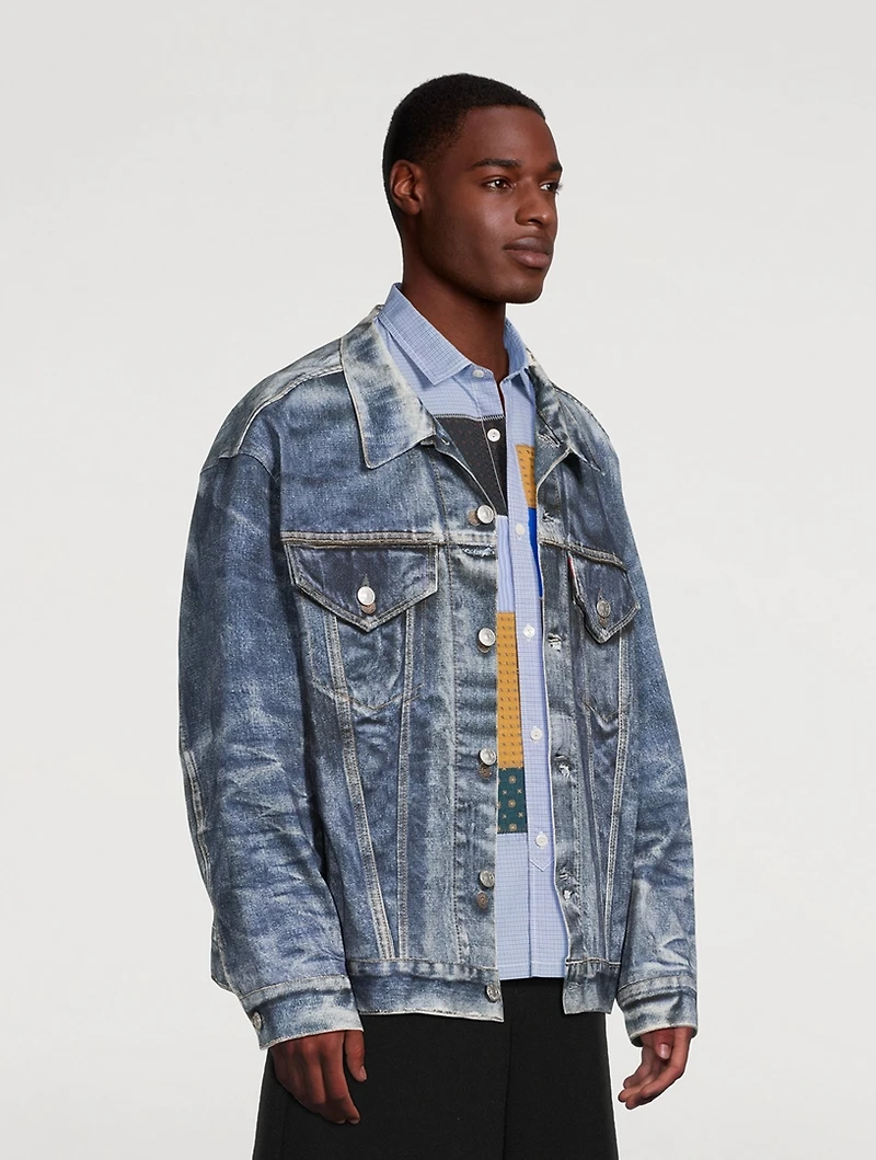 Cotton Twill Inkjet-Printed Jacket