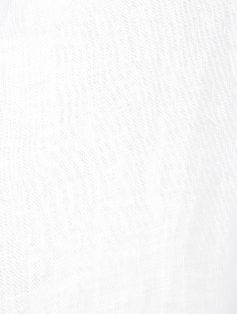 Short-Sleeve Linen Shirt