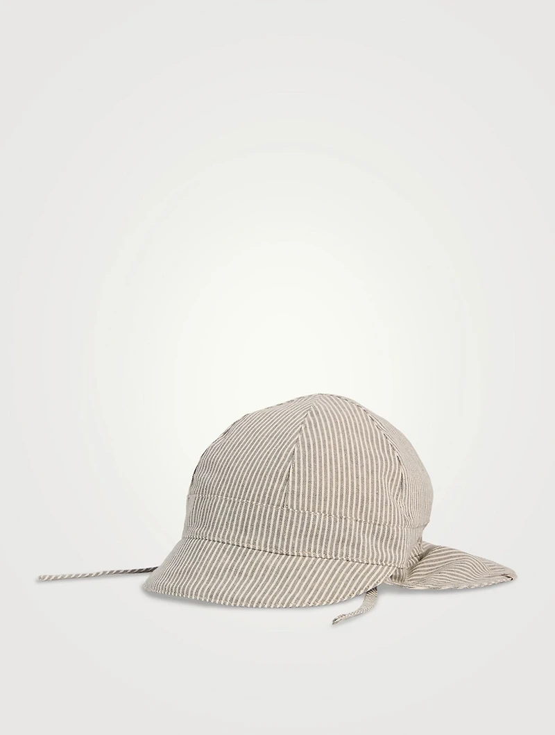 Woven Stripe Summer Hat