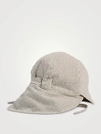 Woven Stripe Summer Hat
