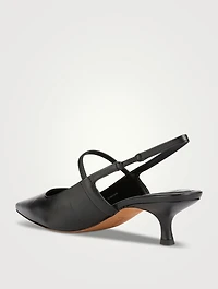 Venice Leather Slingback Pumps