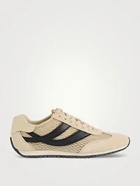 Oasis Mesh And Suede Sneakers