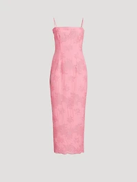Sinead Laser-Cut Midi Dress