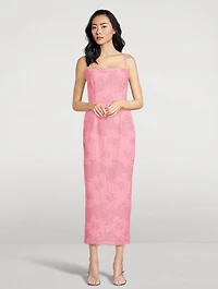 Sinead Laser-Cut Midi Dress