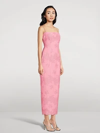 Sinead Laser-Cut Midi Dress