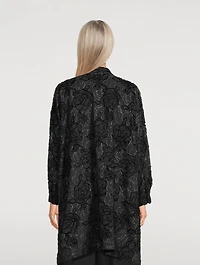 Rose-Embellished Shirt