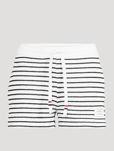 Textured Cotton Shorts
