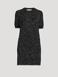 Eyelash Tweed Jacquard Dress