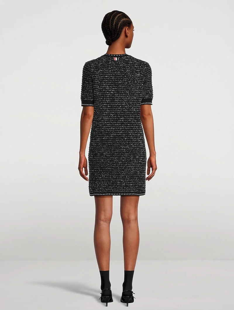Eyelash Tweed Jacquard Dress