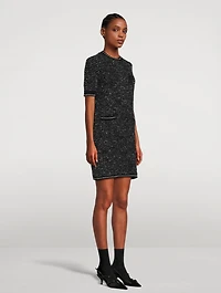 Eyelash Tweed Jacquard Dress